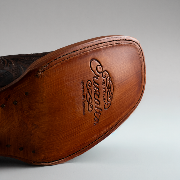 WOMEN'S 1609 CINCELADO COWBOY BOOTS SQUARE TOE WESTERN BOOTS