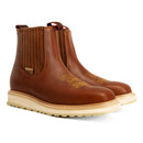 MEN'S CHELSEA FORCE KW3073 TAN WORK BOOTS FULL GRAIN LEATHER DUAL DENSITY-1