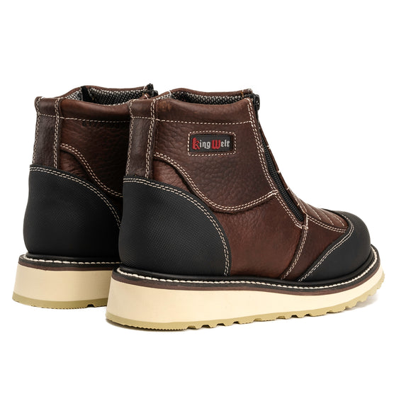 MEN'S 6" FORCE KW 337 ZIPPER DUAL DENSITY SOLE FULL GRAIN LEATHER CONSTRUCTION WELT