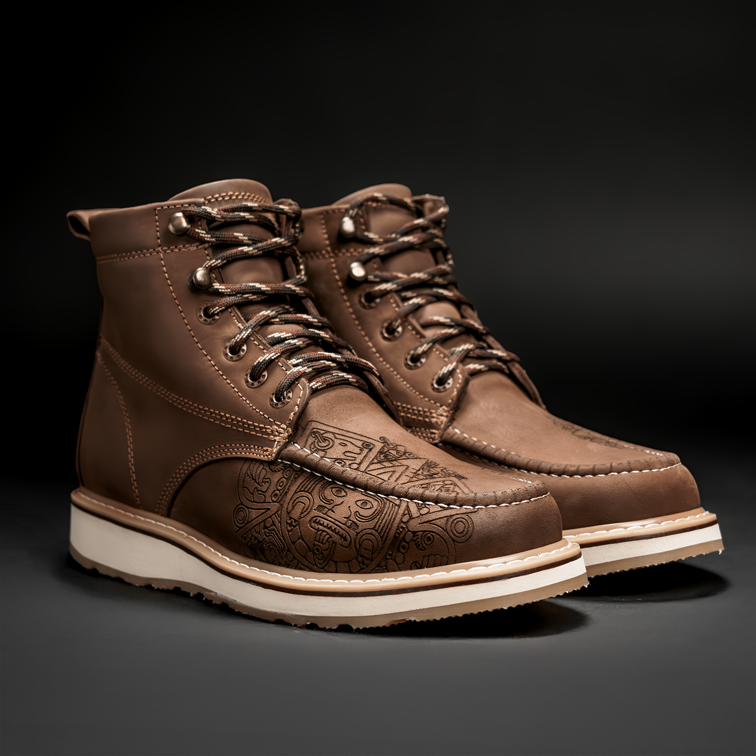 MEN'S FORCE 6" WORK BOOTS AZTEC MOC TOE