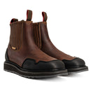 MEN'S CHELSEA STEEL FORCE KW3977 WORK BOOT STEEL TOE DUAL DENSITY  SQUARE TOE FULL GRAIN LEATHER-1