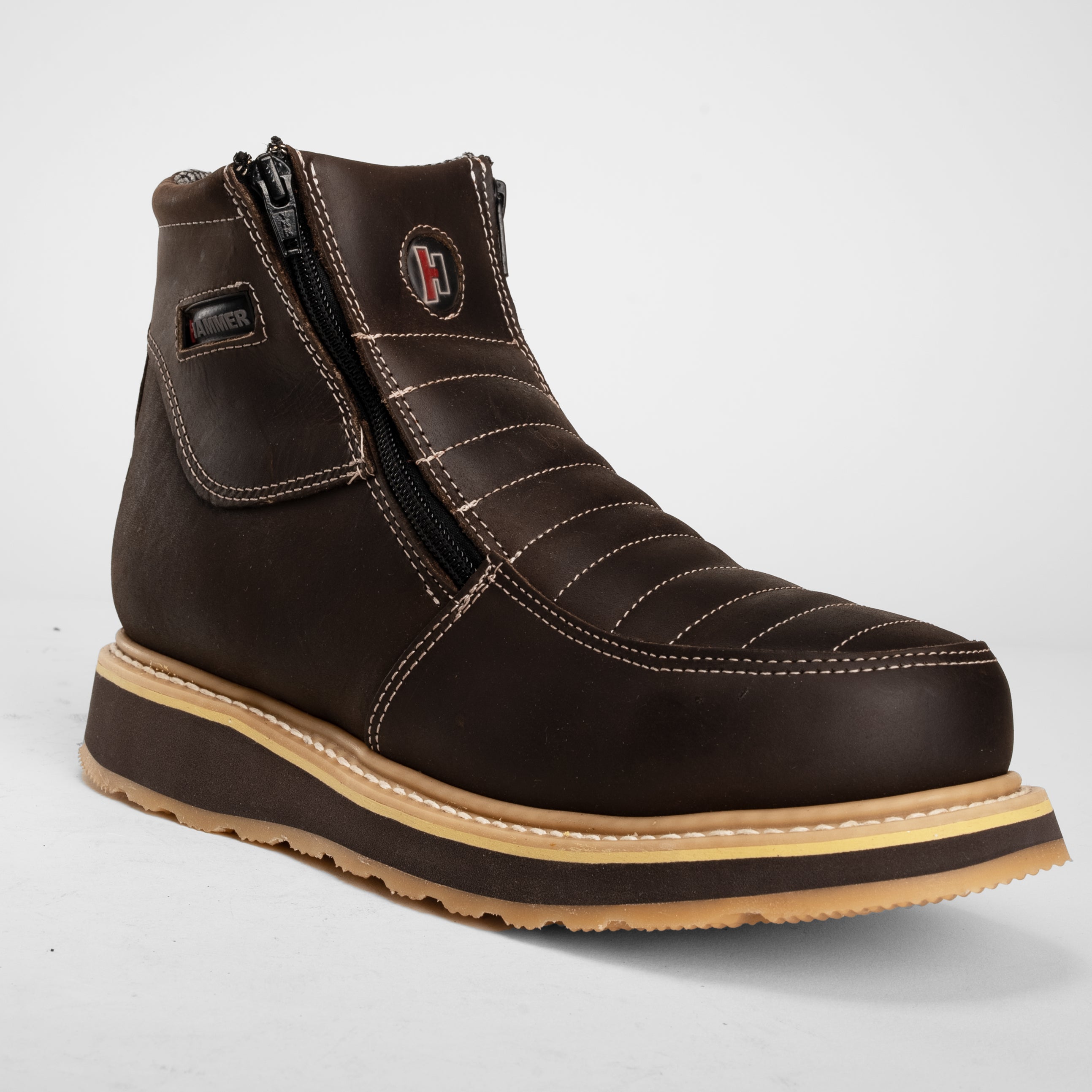 MEN'S 6" FORCE HM339 HABANA SOFT TOE FULL GRAIN LEATHER DUAL DENSITY