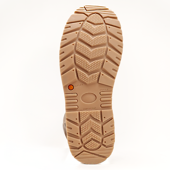 MENS FORCE 6" WORK BOOTS 335 ZIPPER DOUBLE DENSITY SOLE MEDALLION LATON