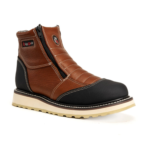 MEN'S 6" FORCE KW 337 ZIPPER DUAL DENSITY SOLE FULL GRAIN LEATHER CONSTRUCTION WELT - 0