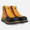 MEN'S FORCE 6"  HM338 DOUBLE ZIPPER PRIME LEATHER LIGHT WEIGHT PU SOLE-1