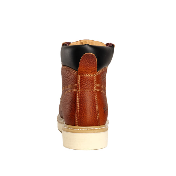 MEN'S 6" FORCE HM345 TAN MOC TOE, SOFT TOE, DUAL DENSITY