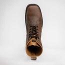 MEN'S FORCE 8" KW 5050 BROWN DOUBLE DENSITY SOLE, LACE UP FULL GRAIN LEATHER-5