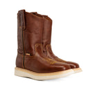 MEN'S MAD FORCE KW5070 SHEDRON SQUARE TOE WELLINGTON BOOTS PULL ON FULL GRAIN LEATHER-1