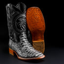 MEN'S RODEO WESTERN BOOTS VIPER PYTHON SQUARE TOE COWBOY BOOT-2