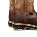 MEN'S KW6036 WORK BOOTS SOFT TOE, SQUARE TOE, DUAL DENSITY PULL ON ROPPER-5