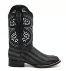 Bota Rodeo Cuadrada Petatillo Negro