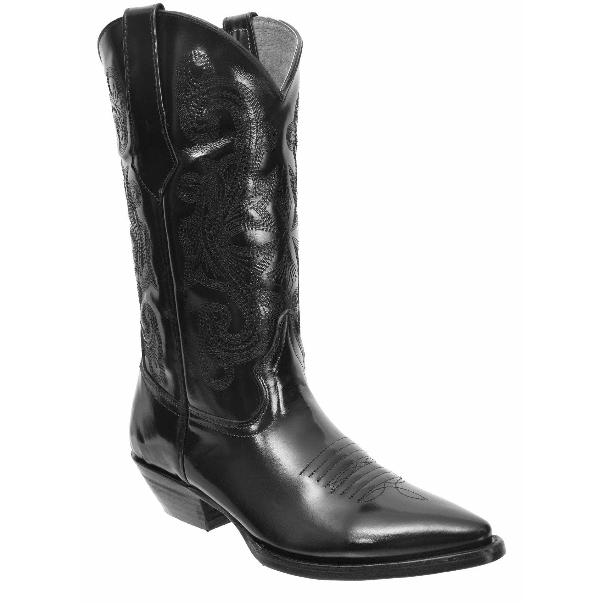 900C BLACK  J Toe Burnished  Men's Western Boots, Cowboy boots in Genuine Prime Leather