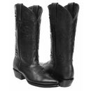 900G BLACK MEN'S J TOE WESTERN BOOTS, COWBOYS BOOTS IN GENUINE PRIME LEATHER-1