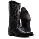 904 BUTTERCUP MEN'S WESTERN BOOTS PRINT LEATHER J TOE CAYMAN COWBOY BOOTS-14