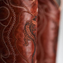 904 BUTTERCUP MEN'S WESTERN BOOTS PRINT LEATHER J TOE CAYMAN COWBOY BOOTS-9
