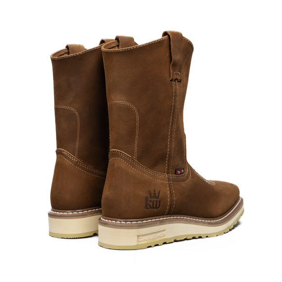 CALEXICO 920  MEN'S SQUARE TOE PULL-ON BOOTS – FULL GRAIN LEATHER, DUAL DENSITY