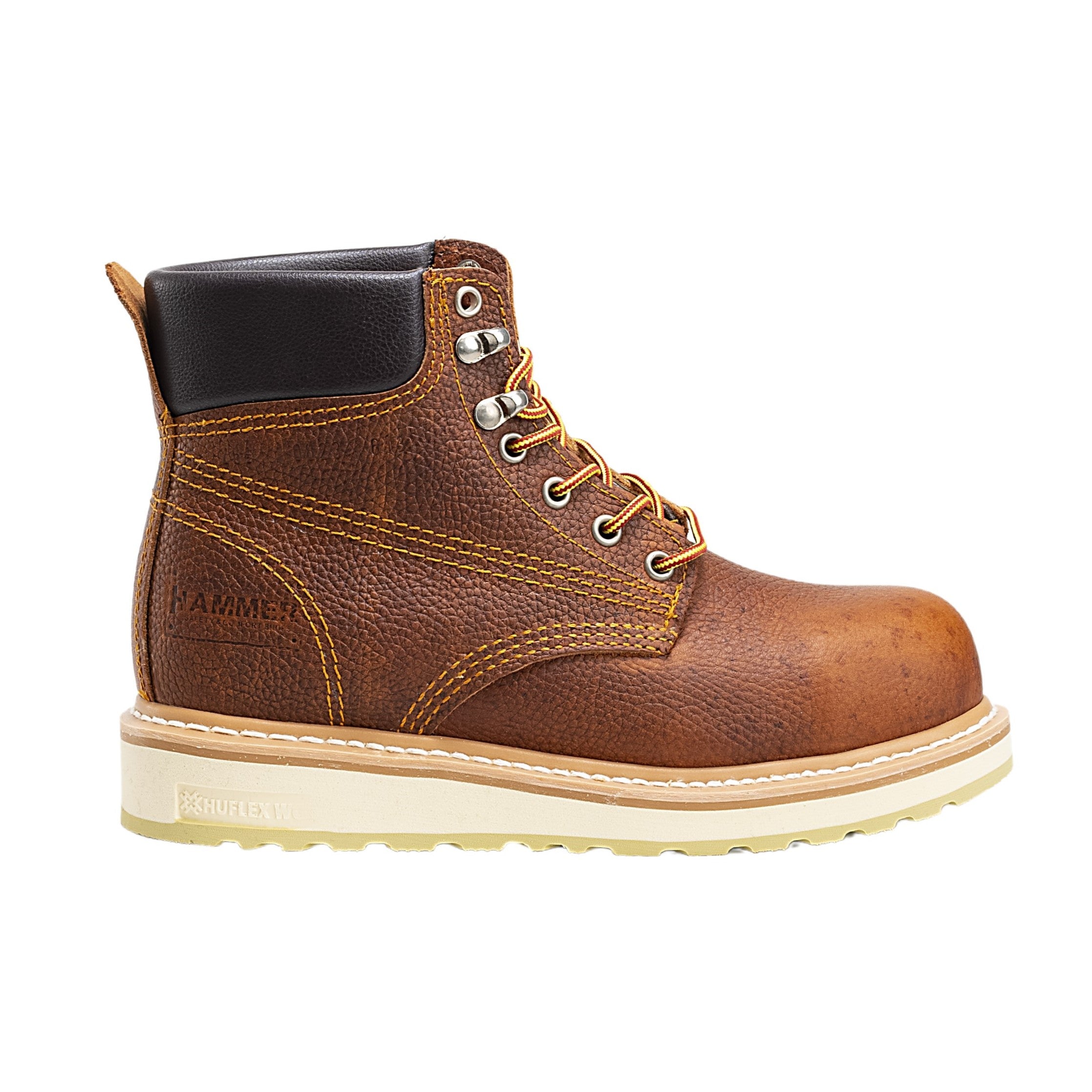 MEN'S STEEL FORCE 6" ACM613S  HEAVY DUTY STEEL TOE DUAL DENSITY GOODYEAR WELT - 0