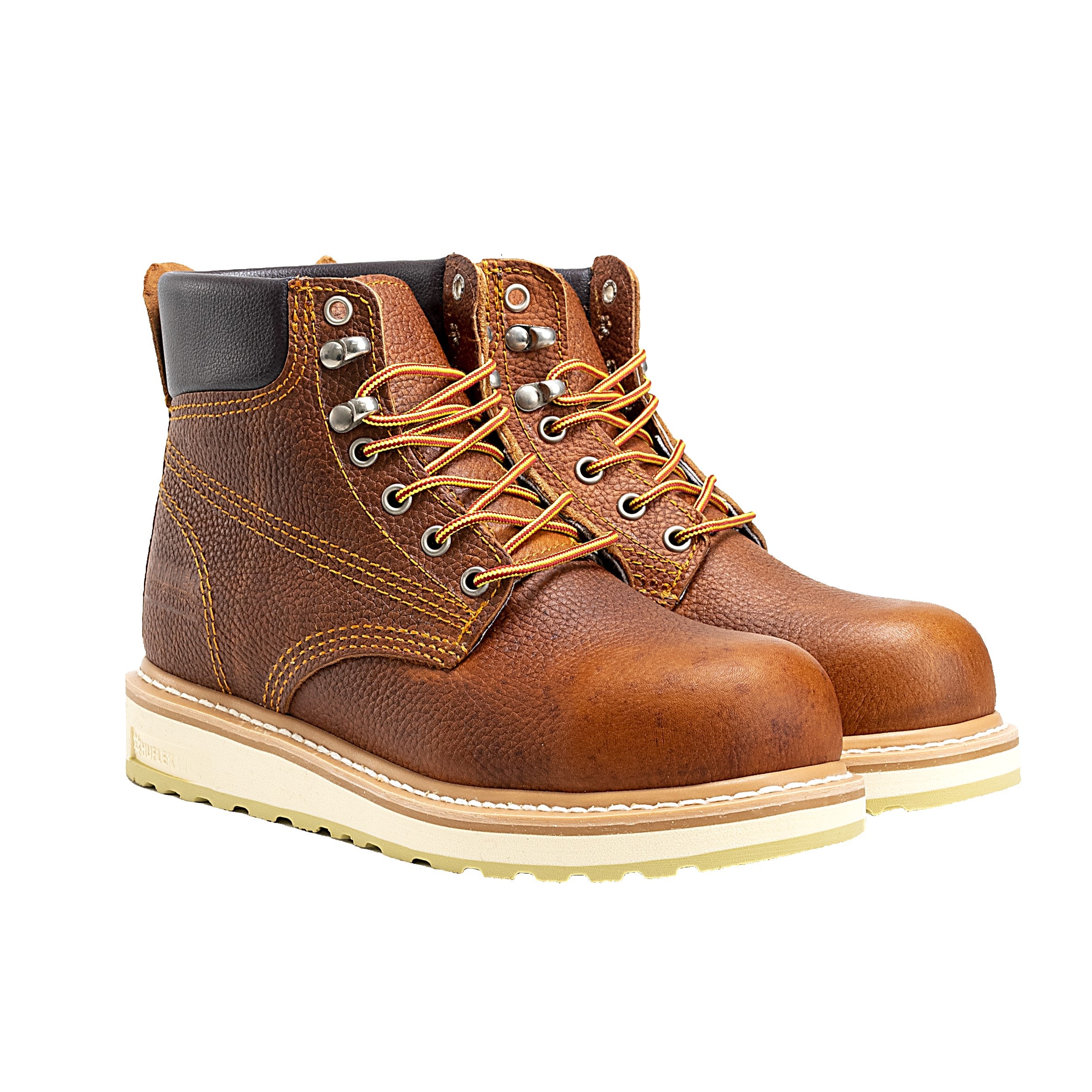 MEN'S STEEL FORCE 6" ACM613S  HEAVY DUTY STEEL TOE DUAL DENSITY GOODYEAR WELT
