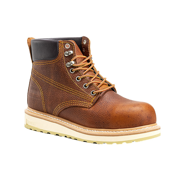 MEN'S STEEL FORCE 6" ACM613S  HEAVY DUTY STEEL TOE DUAL DENSITY GOODYEAR WELT