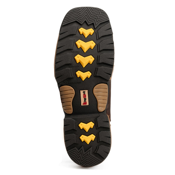 MEN'S 6" FORCE KW3060 OCRE CHELSEA  WORK BOOT FULL GRAIN LEATHER WORK BOOT