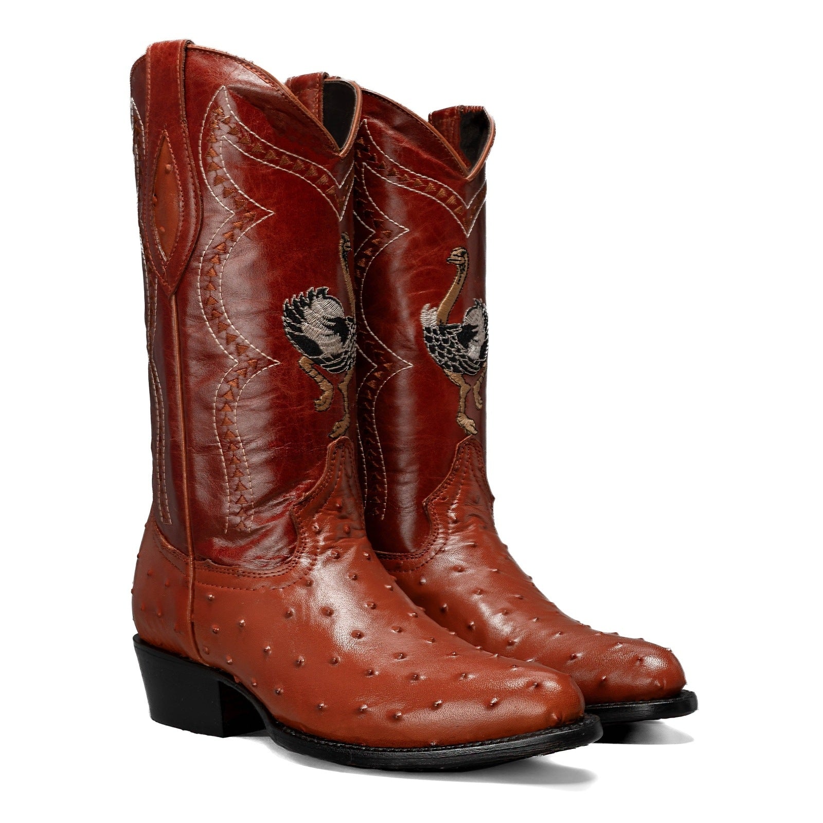 Combo Botas 901 Punta J Imitacion Avestruz Shedron