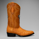 901 MEN'S BUTTERCUP OSTRICH J TOE EMBROIDERED PULL ON COWBOY BOOT-3