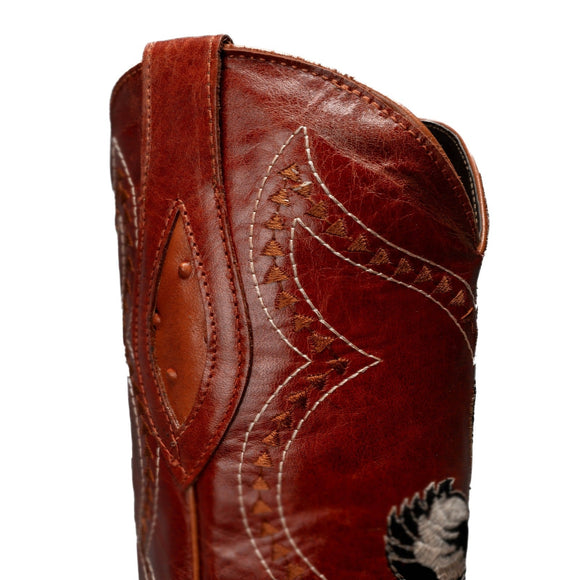 Combo Botas 901 Punta J Imitacion Avestruz Shedron