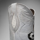 901 MEN'S BONE OSTRICH J TOE EMBROIDERED  PULL ON COWBOY BOOT-4