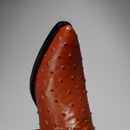 901 MEN'S SHEDRON OSTRICH J TOE EMBROIDERED PULL ON COWBOY BOOT-3