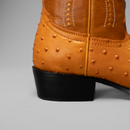 901 MEN'S BUTTERCUP OSTRICH J TOE EMBROIDERED PULL ON COWBOY BOOT-4