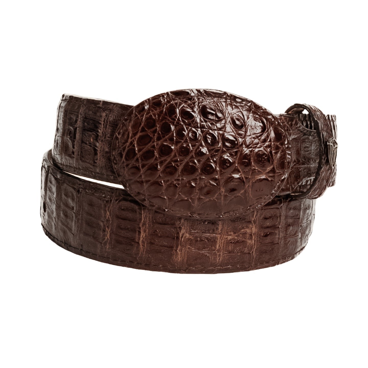 COMBO 706 Bota de Rodeo Piel de Caiman Original Cafe