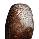 COMBO 703 Bota de Rodeo Piel de Avestruz Original Negra