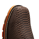 MEN'S 4X4 FORCE VENOM SQUARE TOE RUSTIC BROWN WORK BOOTS  PULL ON ROPPER-4