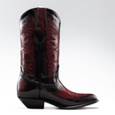 900C Bota Vaquera Punta J Camaleon Vino