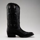 MEN'S  913 LIZARD TRIBUTE BLACK J TOE COWBOY BOOT-2
