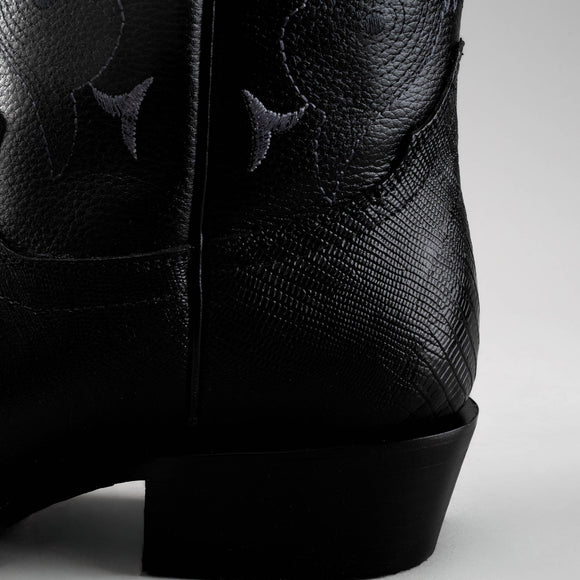 MEN'S  913 LIZARD TRIBUTE BLACK J TOE COWBOY BOOT