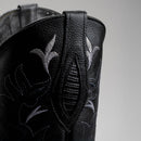 MEN'S WESTERN BOOTS 913 BLACK LIZARD J TOE COWBOY & RODEO BOOTS WITH BELT BUNDLE-5