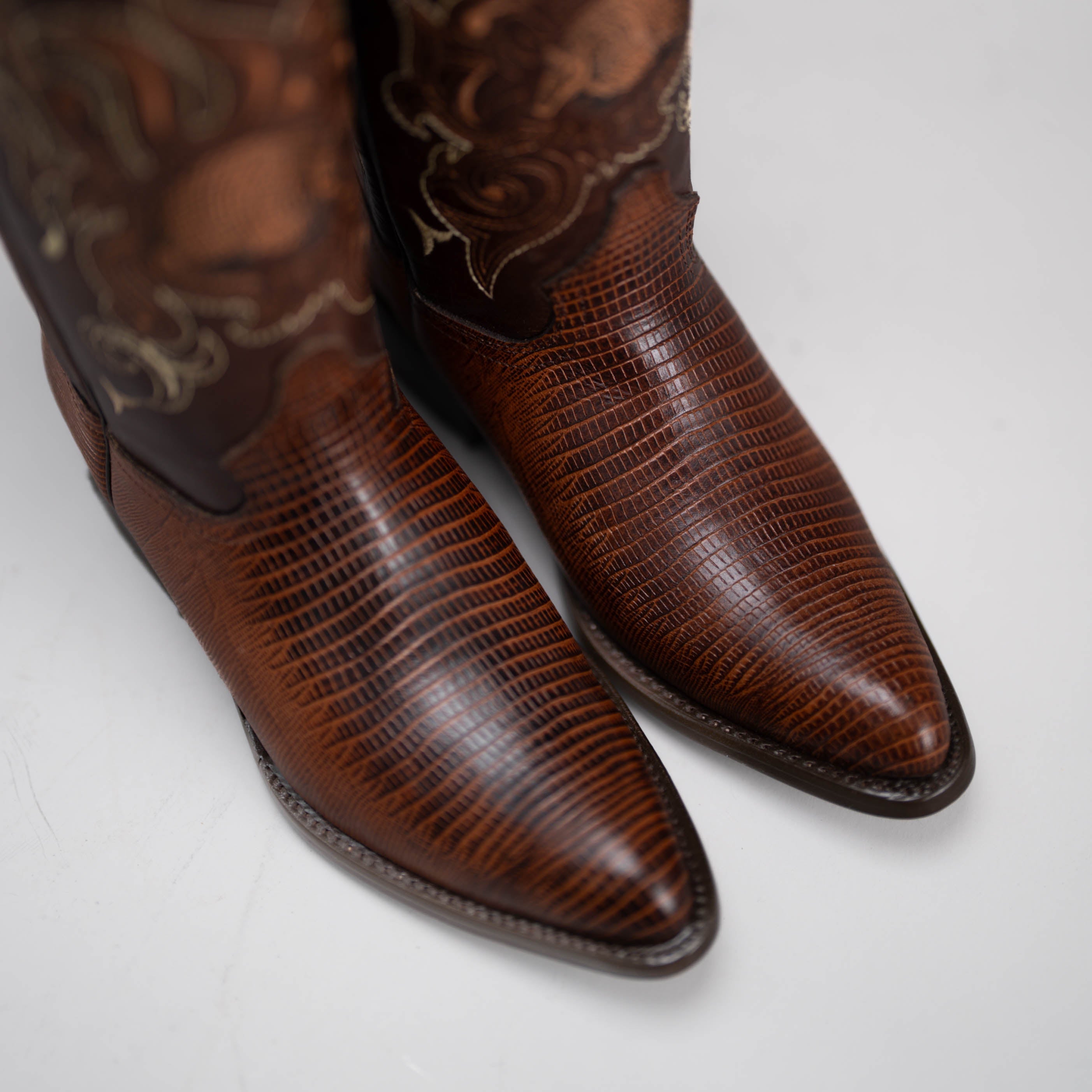 MEN'S  913 LIZARD TRIBUTE BLACK J TOE COWBOY BOOT