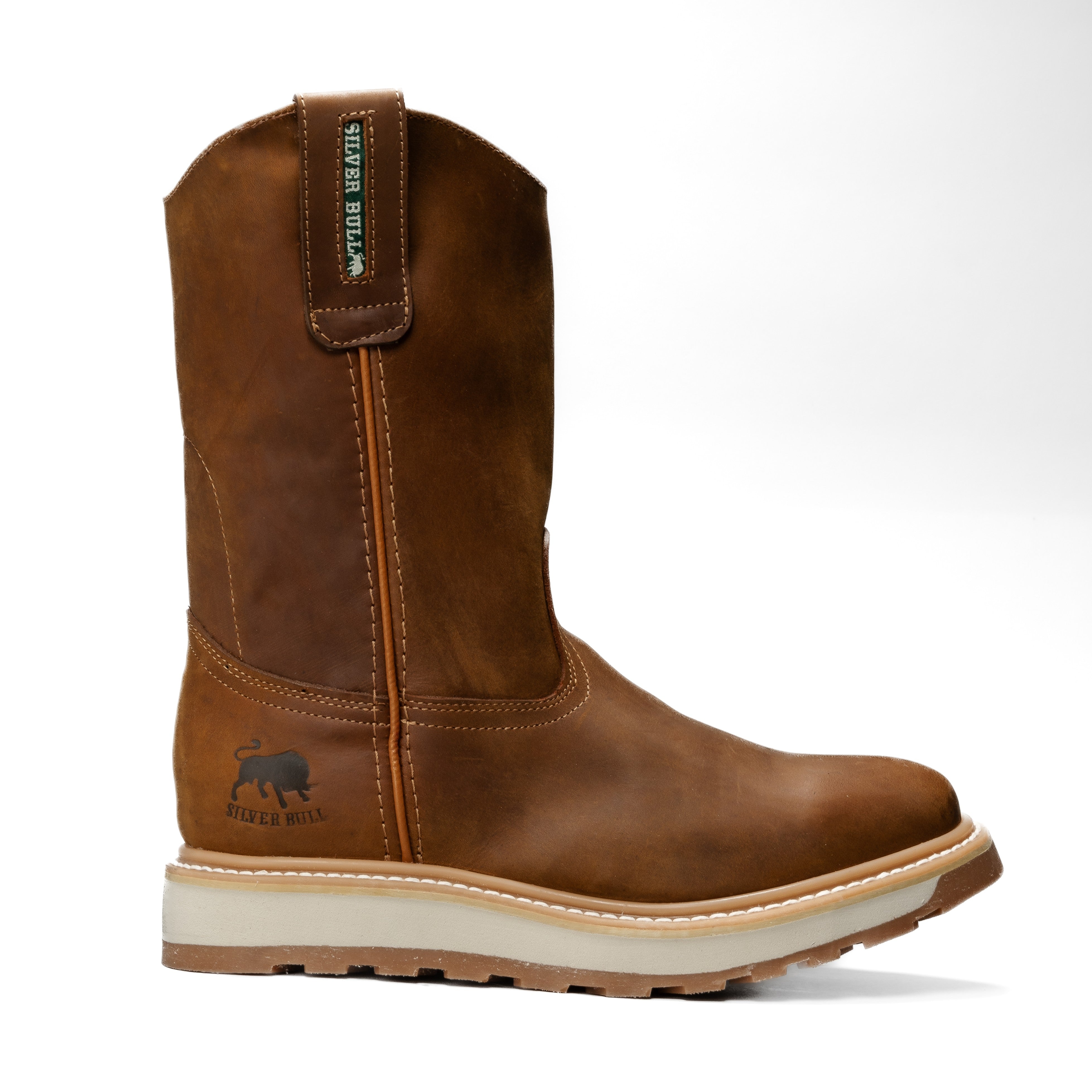 MEN'S SB2020 LATON DUAL DENSITY SOLE PULL UP LEATHER WORK BOOTS - 0