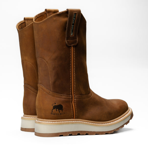 MEN'S SB2020 LATON DUAL DENSITY SOLE PULL UP LEATHER WORK BOOTS