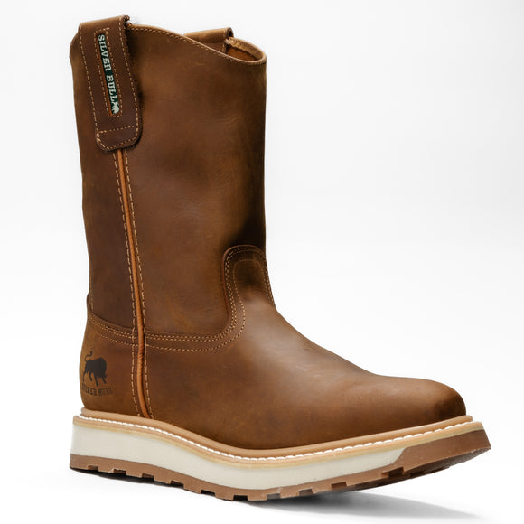 MEN'S SB2020 LATON DUAL DENSITY SOLE PULL UP LEATHER WORK BOOTS