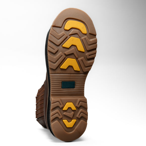 MEN'S 6" FORCE SB2160 OCRE CHELSEA  WORK BOOT FULL GRAIN LEATHER