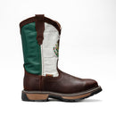 MEN'S 5006 DUAL DENSITY FULL GRAIN LEATHER SQUARE TOE EMBROIDERED FLAG ON SHAFT WORK BOOT-5