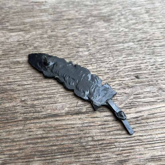 Pluma de Metal Para Sombrero Vaquero