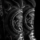 MEN'S RODEO WESTERN BOOTS VIPER PYTHON SQUARE TOE COWBOY BOOT-4