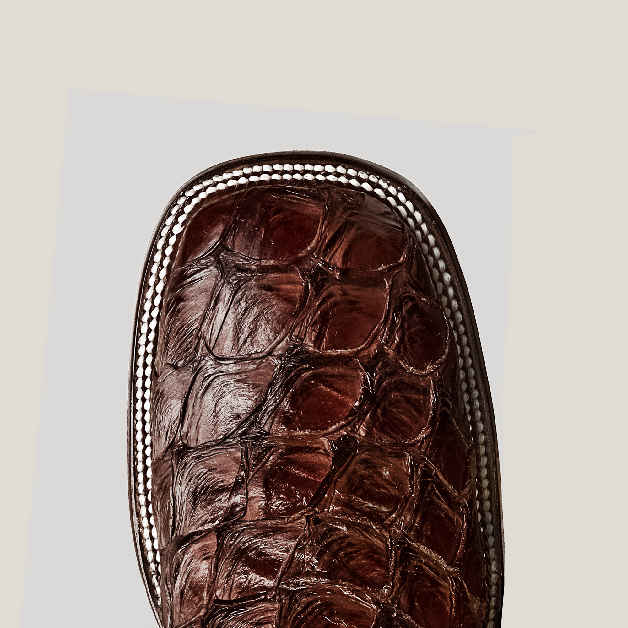MEN'S 761 EXOTIC PIRARUCU FISH BOOTS WESTERN BOOT SQUARE TOE COWBOY BOOT