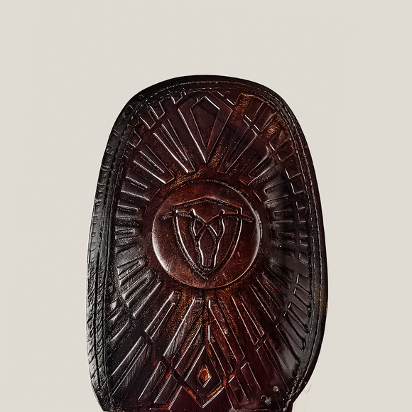 MEN'S 761 EXOTIC PIRARUCU FISH BOOTS WESTERN BOOT SQUARE TOE COWBOY BOOT