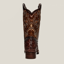 MEN'S 761 EXOTIC PIRARUCU FISH BOOTS WESTERN BOOT SQUARE TOE COWBOY BOOT-7