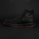 CF16 MEN'S SQUARE TOE COWBOY BOOTS BROWN PETATILLO LEATHER WITH DOBBLE ZIPPER-9