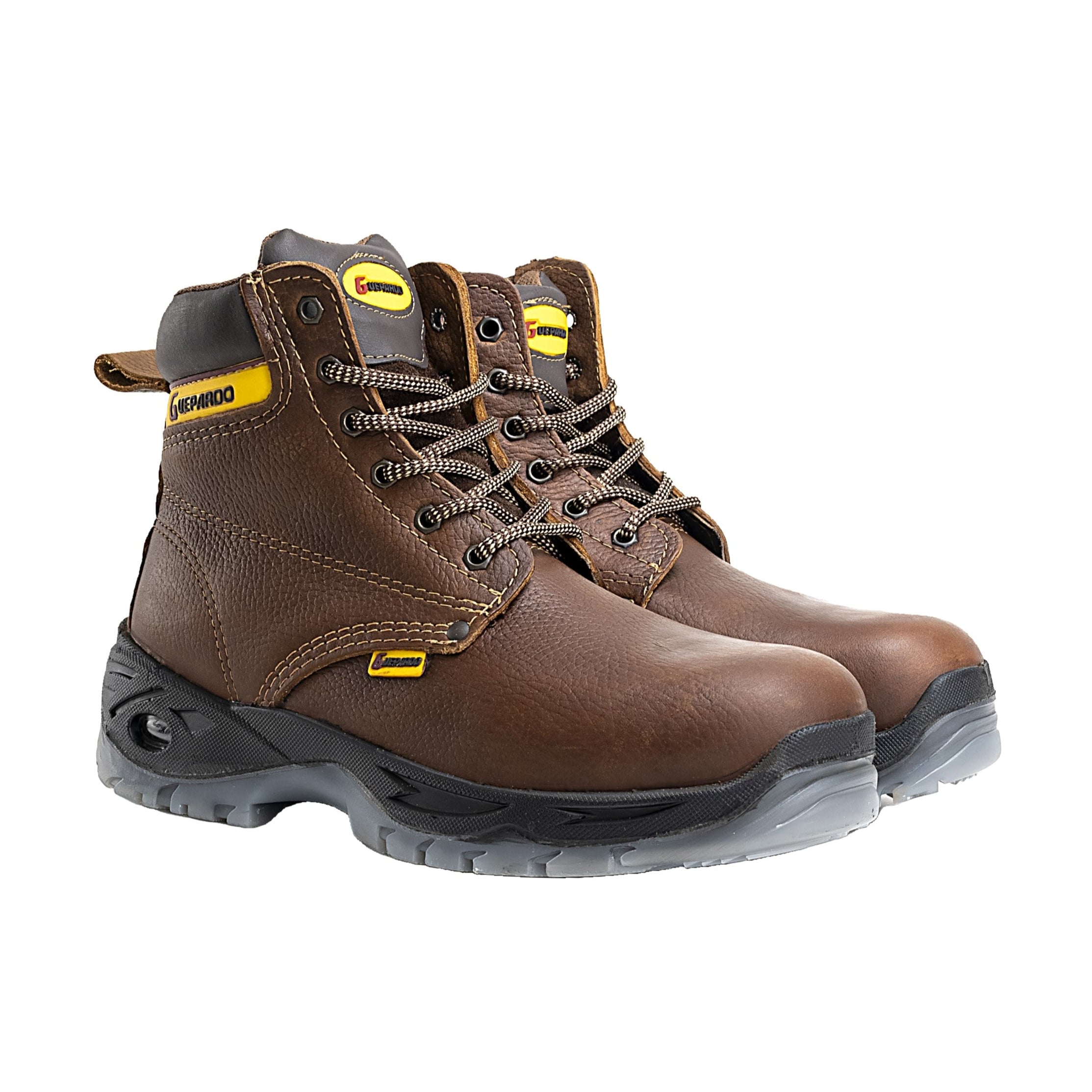 MEN'S FORCE 6" NDP-1944 BROWN SOFT TOE OIL SLIP RESISTENTE POLYURETHANE INSOLE WORK BOOTS